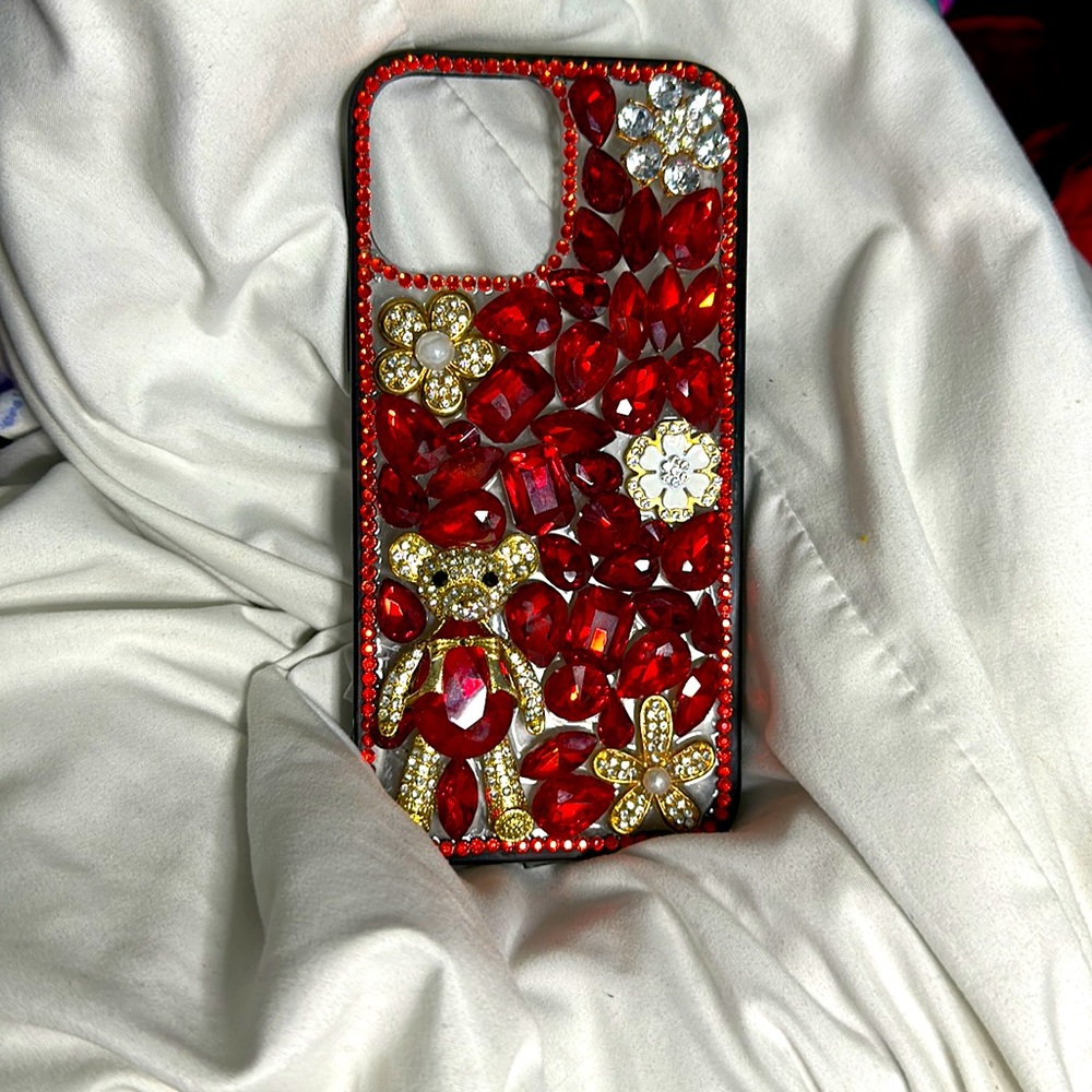 iPhone 13 Pro Max Case Ruby Teddybear